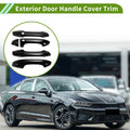 Set of 1 Exterior Door Handle Cover Trim for Kia K5 (2020–2025) Gloss Black ABS