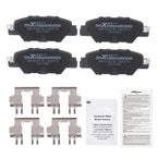 Rear Ceramic Brake Pads Kit for Mazda CX-5 (2016–2025) w/Hardware P1846