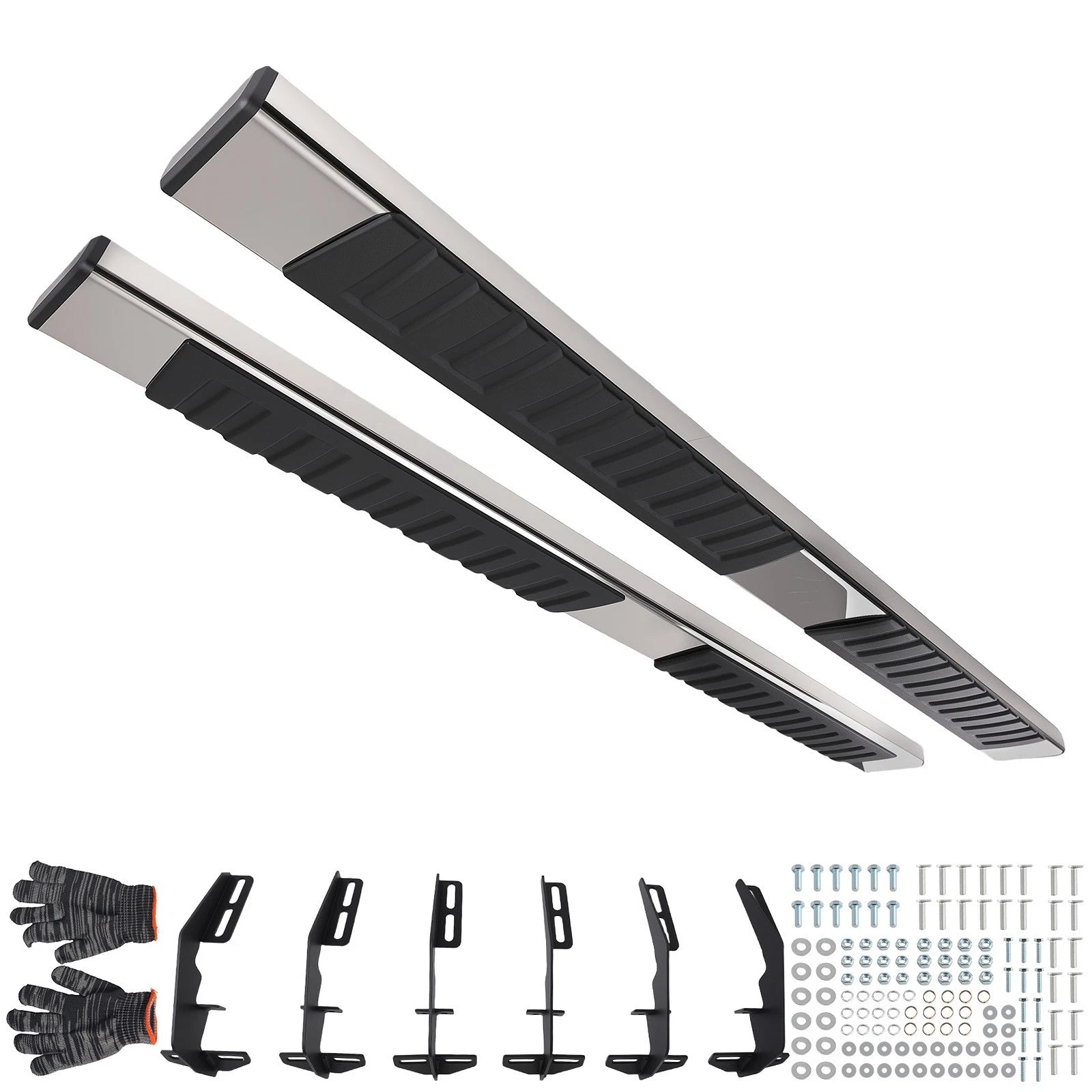 6" Running Board Kit for Dodge Ram 1500 Crew Cab (2019-2025) Easy Install