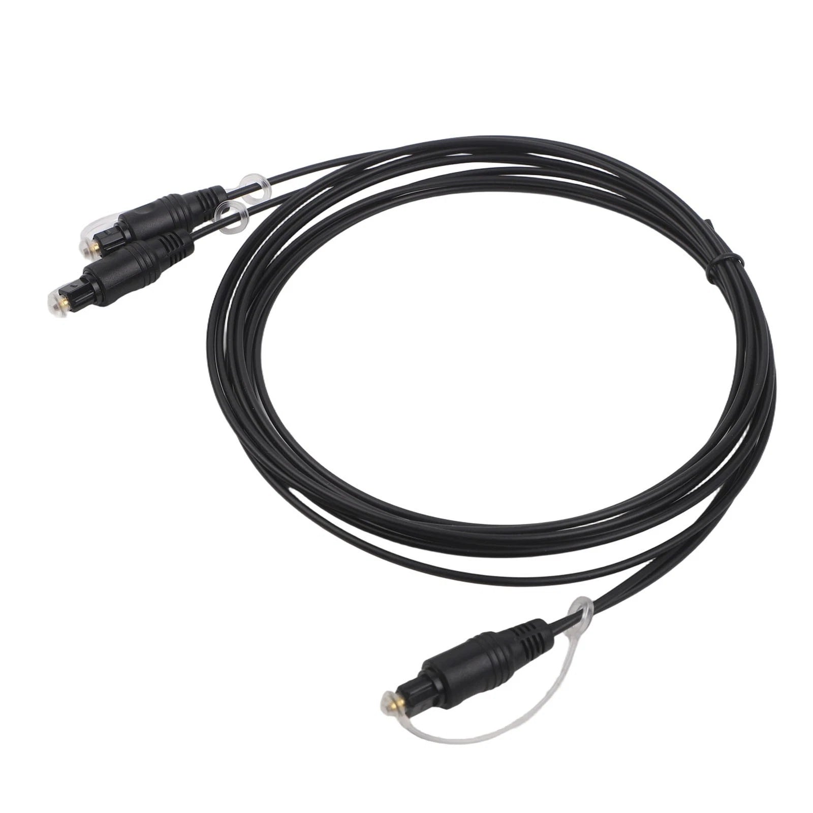 Digital Optical Audio Splitter for Soundbars (1 Male Input 2 Male Outputs)