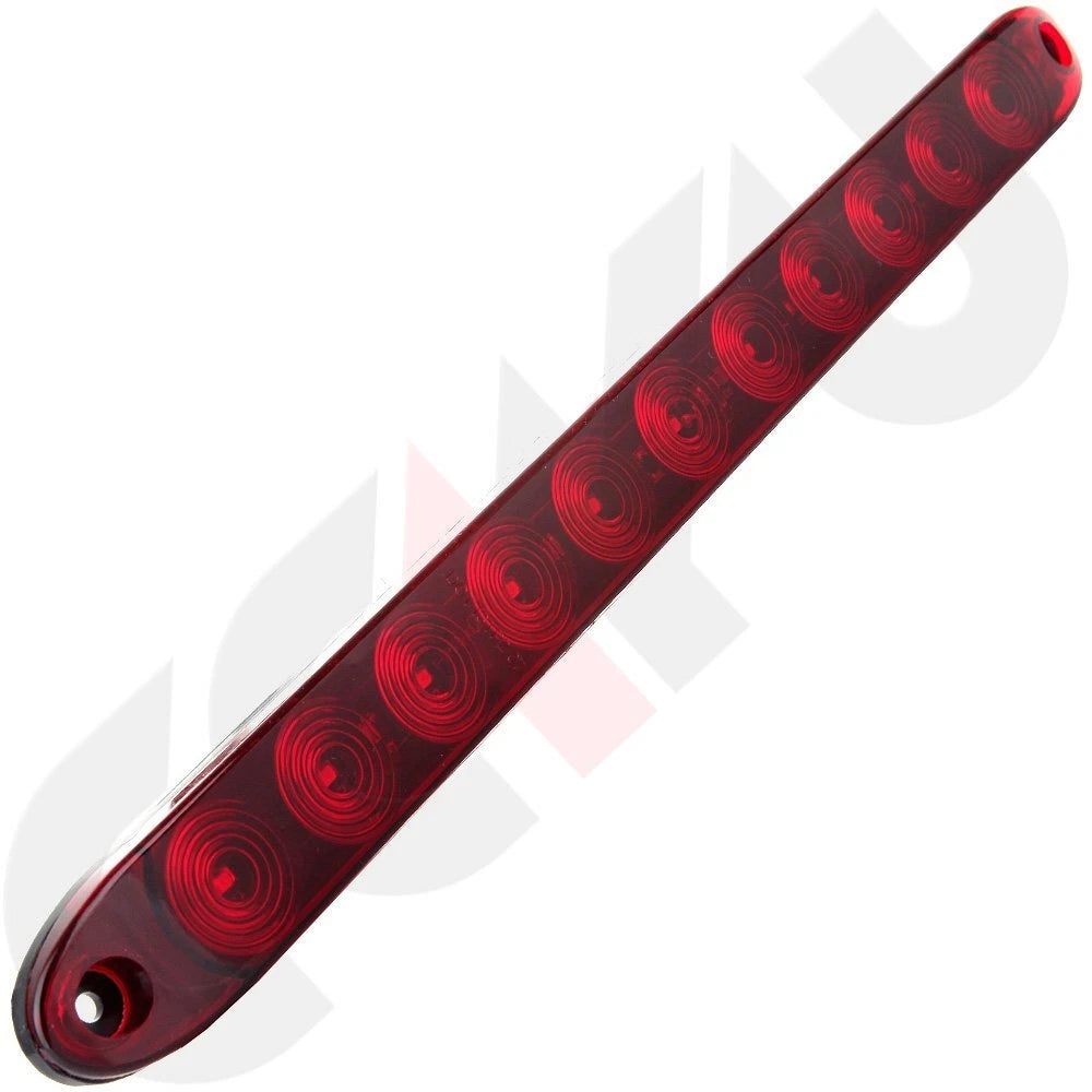 2X 15-Inch LED Red Stop Brake Turn Tail Light Bar for Truck Trailer