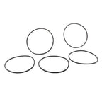 5Pcs Rubber Clutch Cover O-Ring Derby Gasket for Harley Sportster 883 1200 (94-17)