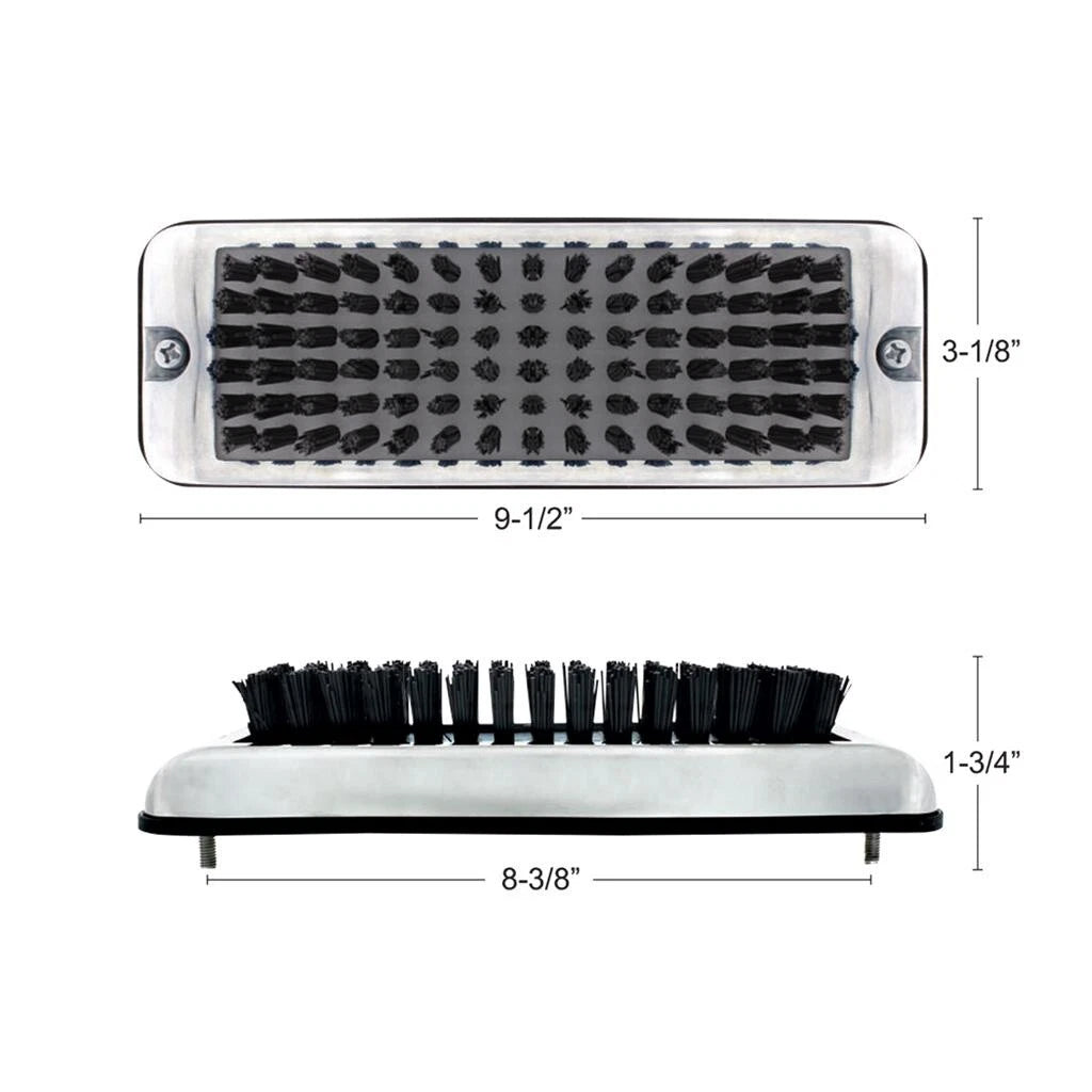 Stainless Nylon Shoe Boot Brush Scraper for Peterbilt Kenworth Freightliner