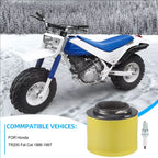 Air Filter + Clamp + Spark Plug for Honda TR200 Fat Cat (1986–1987)