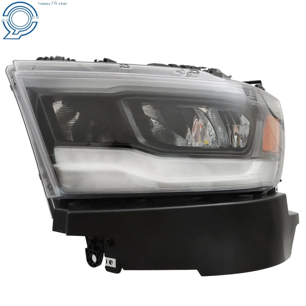 Full LED Headlight for Dodge Ram 1500 (2019-2023) Black Driver Left Side
