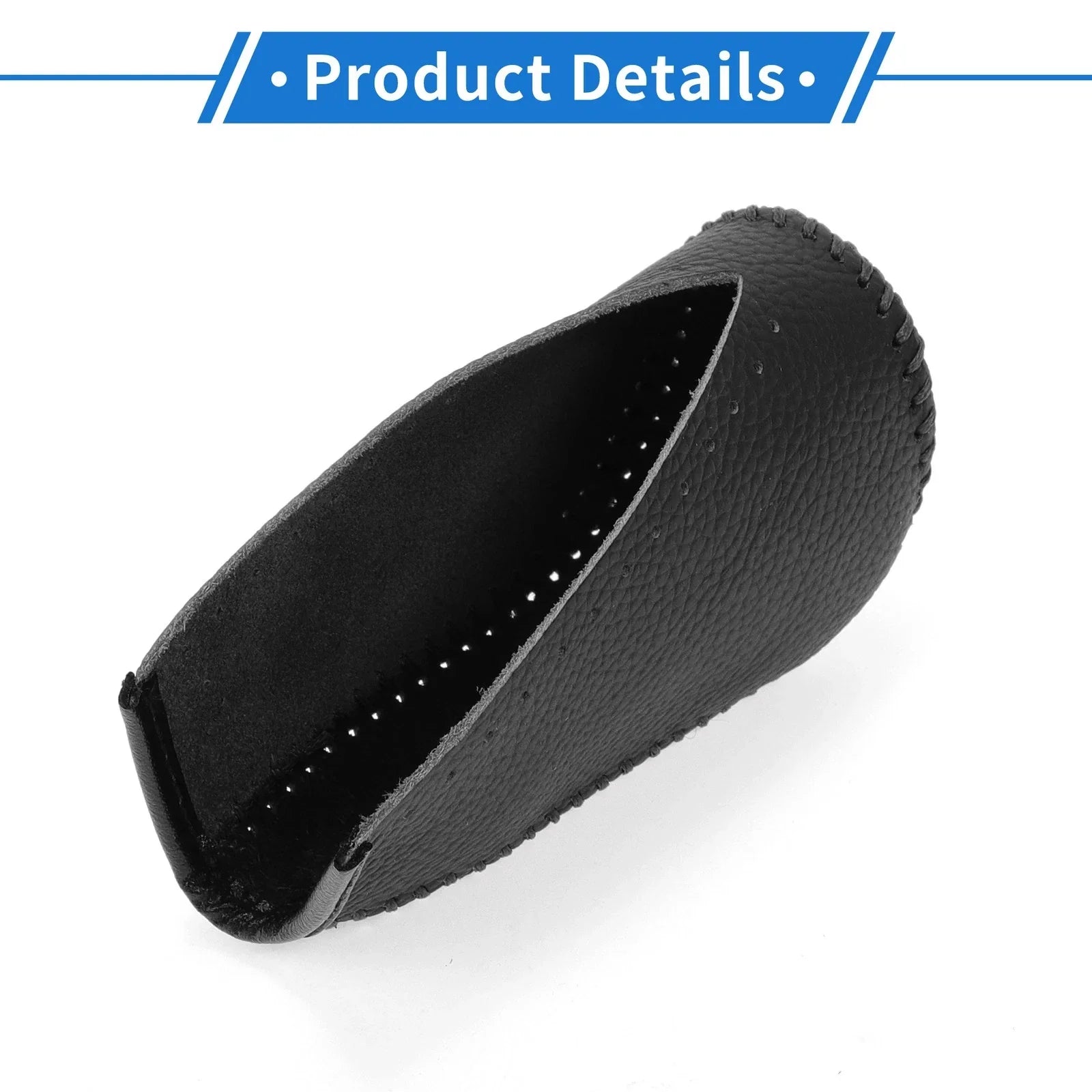 Car Gear Shift Knob Cover for Hyundai Tucson (2010-2013) - Pebbled Black