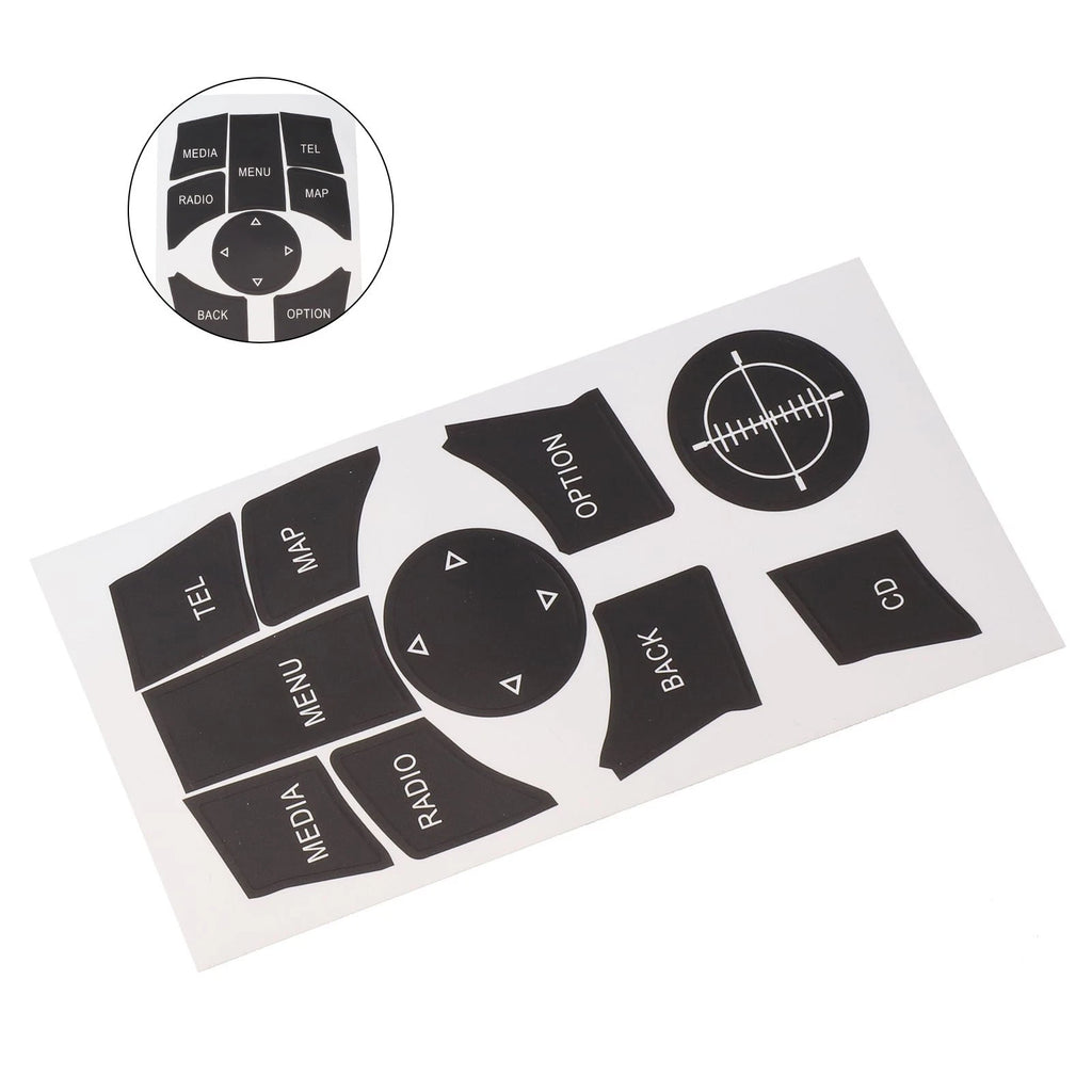 iDrive Button Repair Decal Sticker for BMW F30 F31 F34 E90 E92 E93 (2009–2015)