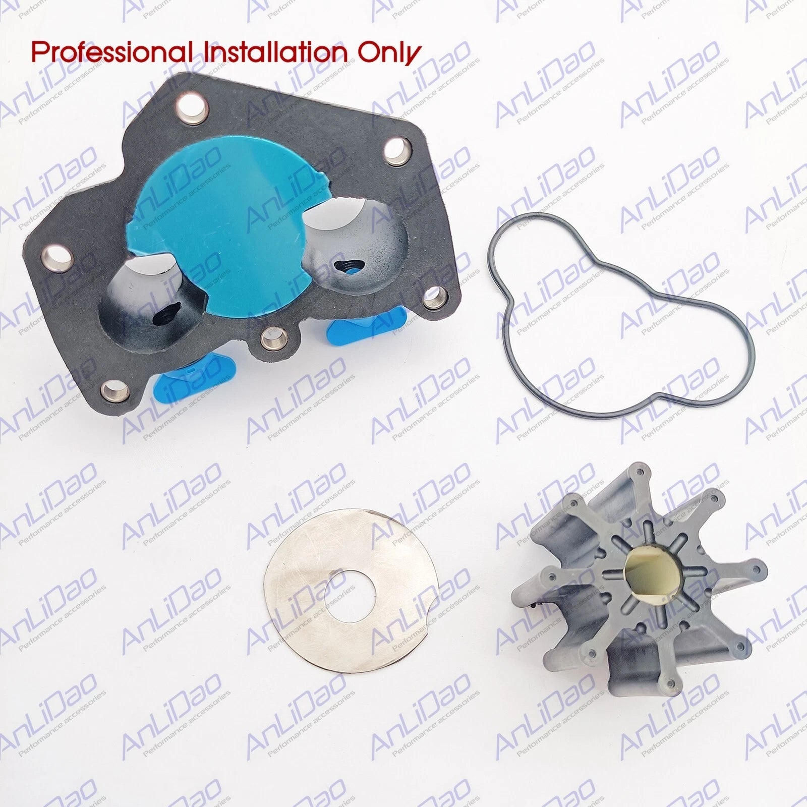 Water Pump Rebuild Kit for Mercruiser 8.2L 5.7 5.0 4.3 350 (All Years)