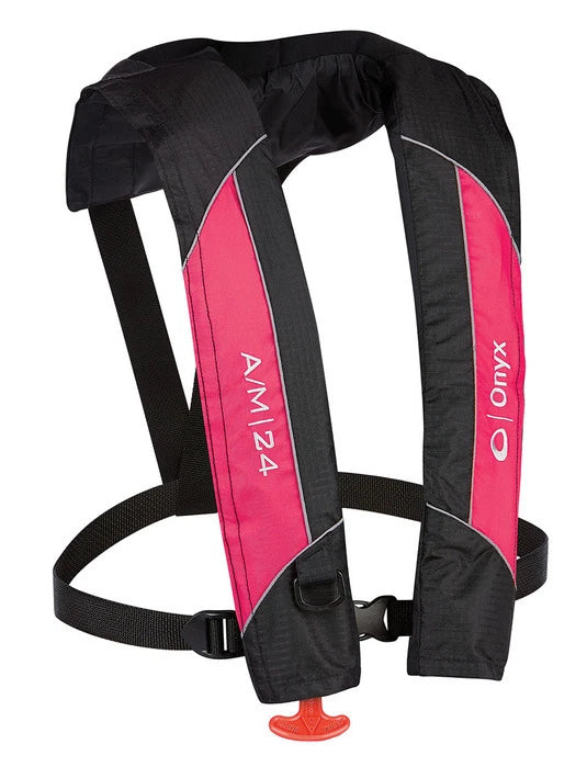 Onyx Manual Inflatable Life Vest for M-24 (132000-105-004-14) Pink