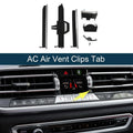Air Vent Clips Tab for BMW X5 G05 Black Silver Tone Right (2019-2023)