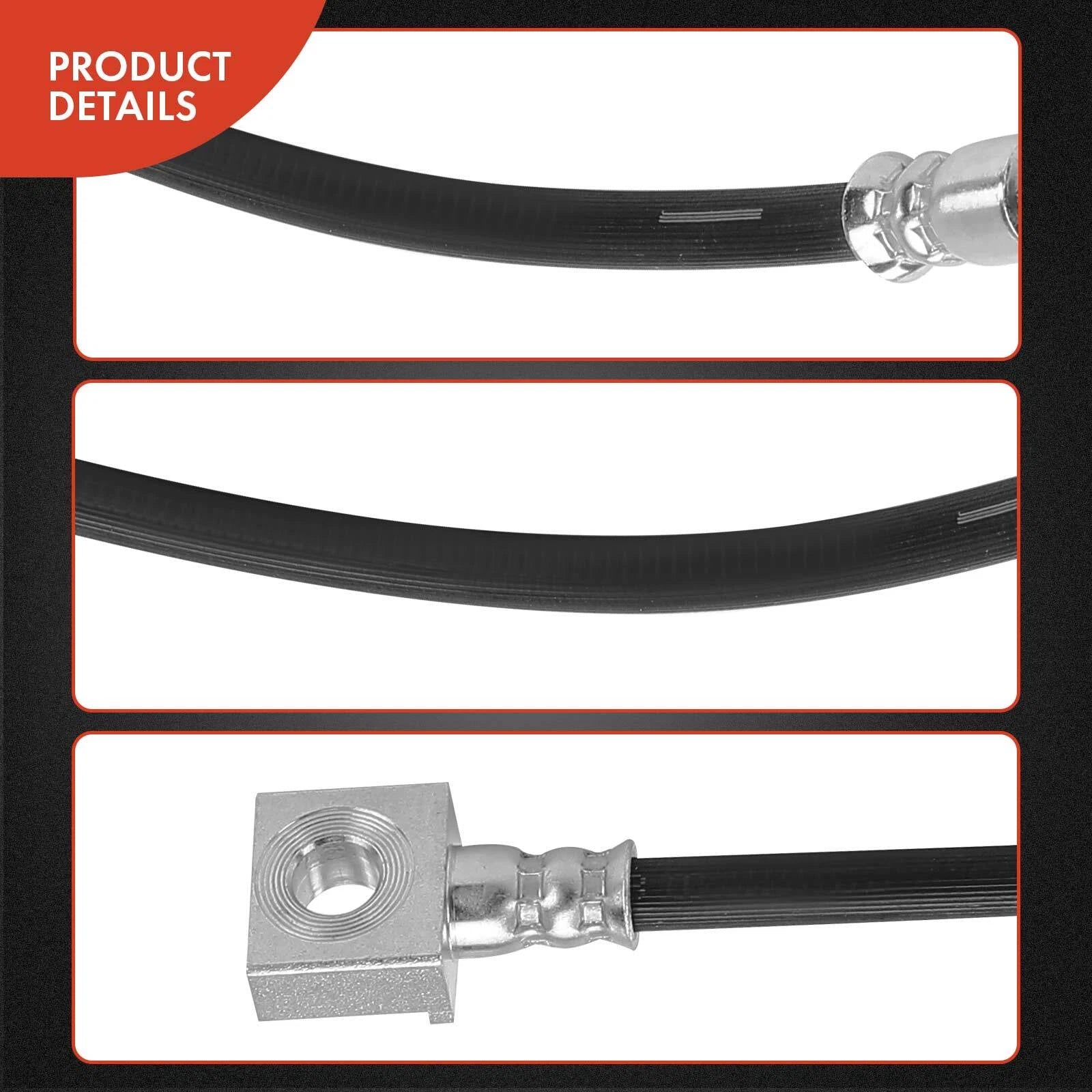 Rear Right Brake Hydraulic Hose for Ford Thunderbird, Lincoln LS (2002)