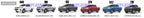 3" Slim Fender Flares for Toyota Hilux Widebody SR SR5 Workmate (2018-2020)