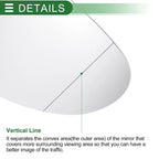 Heated Aspherical Left Side Mirror Glass for Audi A2 (2000–2005)