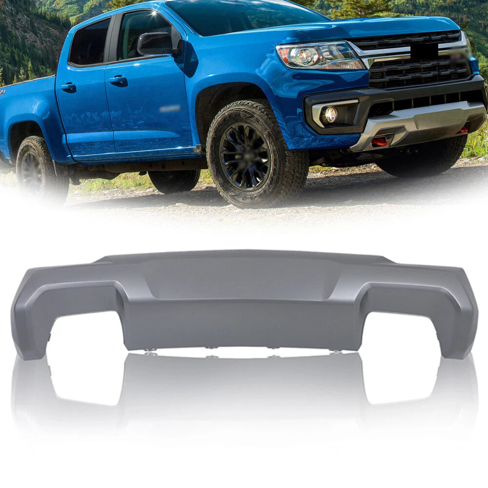 Front Bumper Fascia Skid Plate for Chevrolet (2021–2022) Dark Silver