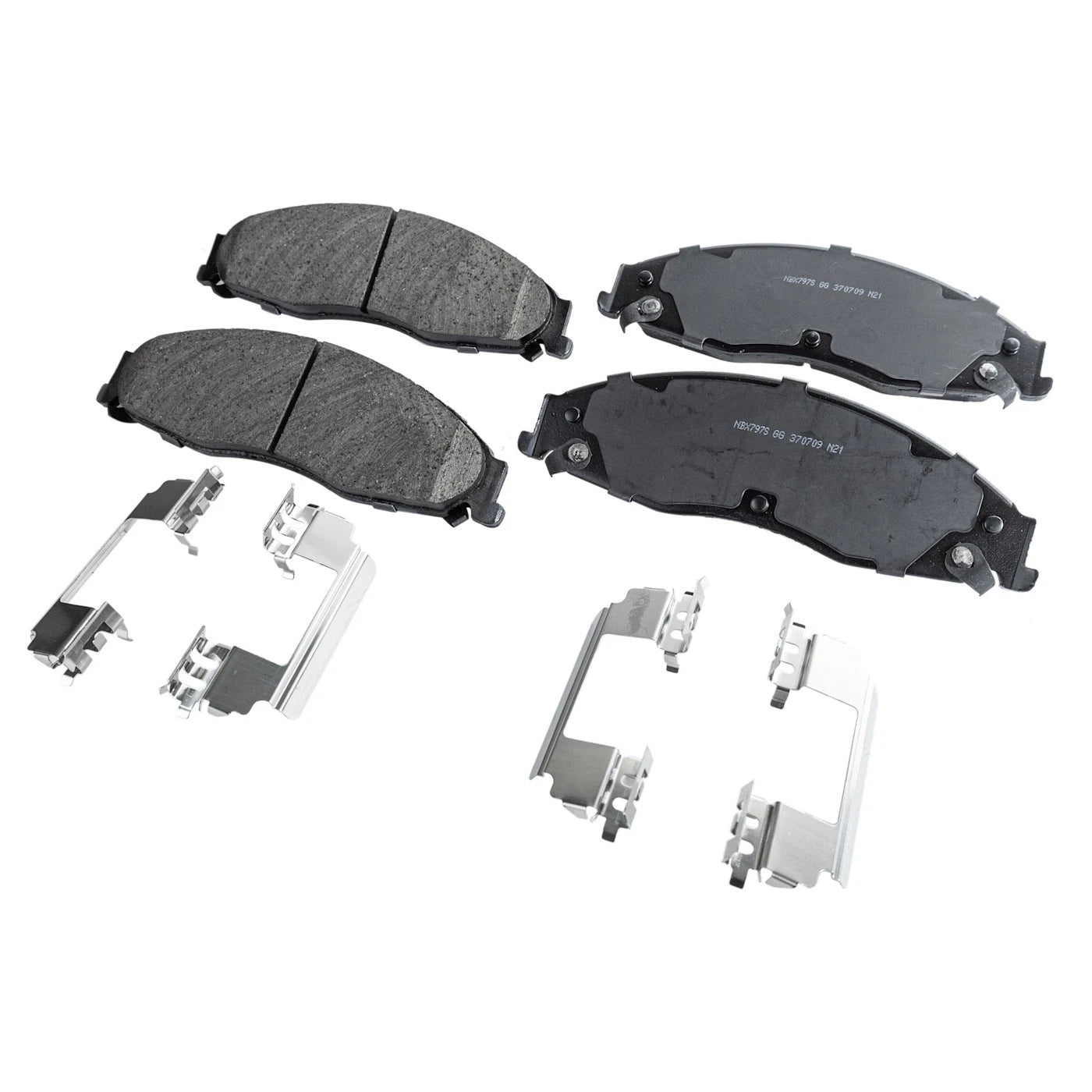 Brake Pad Set for Pontiac Grand Prix (2005–2008) Front and Rear
