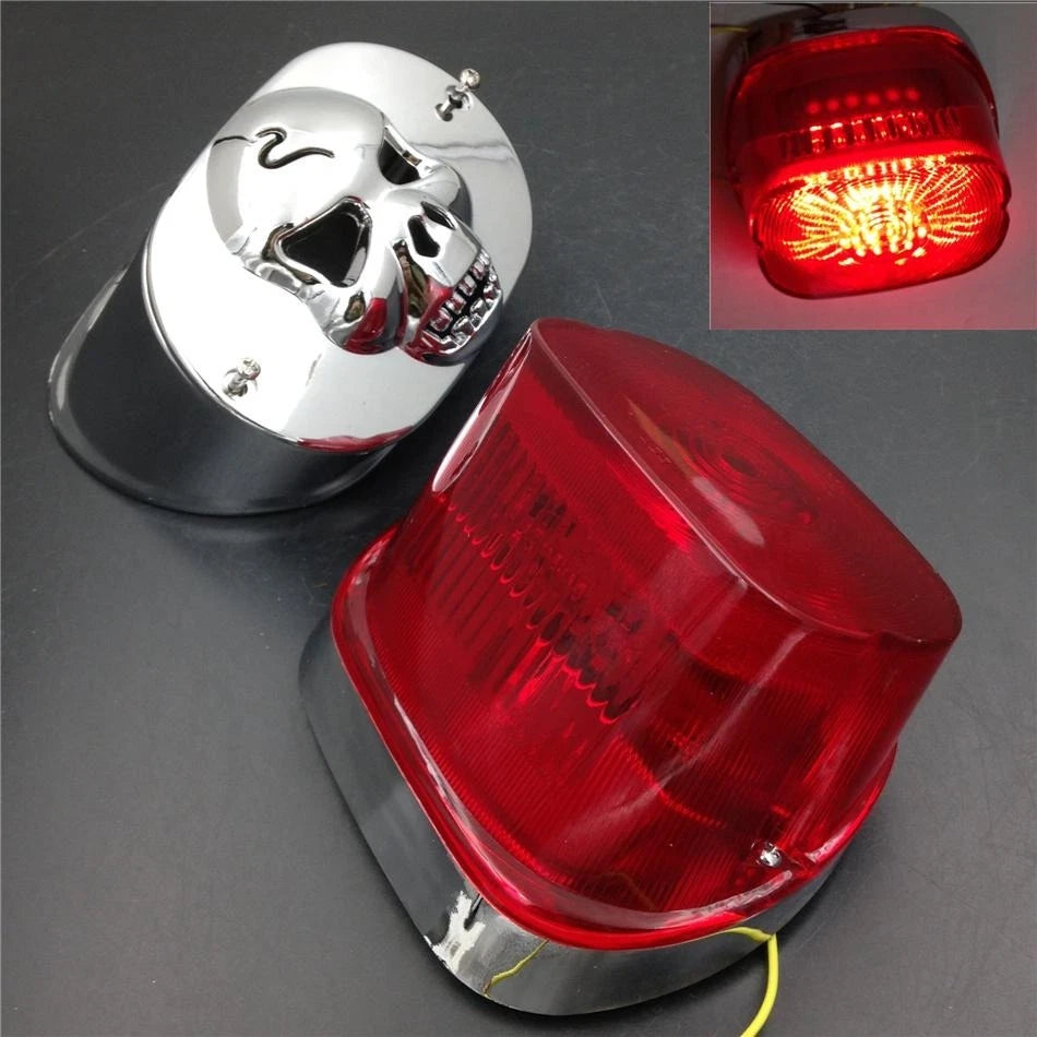 LED Brake Tail Lights for XL FLSTF Touring FLHRC FLHTC (2000–2017)
