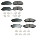 Set of 4 Akebono ProACT Ceramic Brake Pads for F-250 F-350 Super Duty (2005–2023)