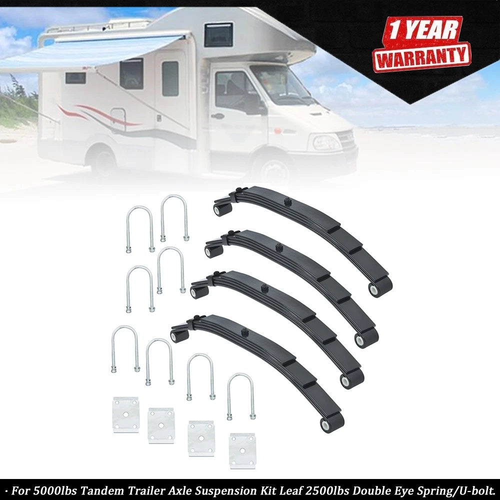 Tandem Trailer Axle Suspension Kit for Leaf Spring (5000lbs)