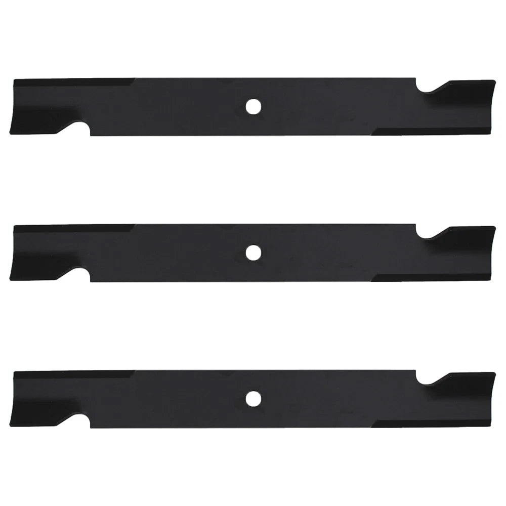 3X Notched High-Lift Mower Blade for Hustler (Replaces 794685)