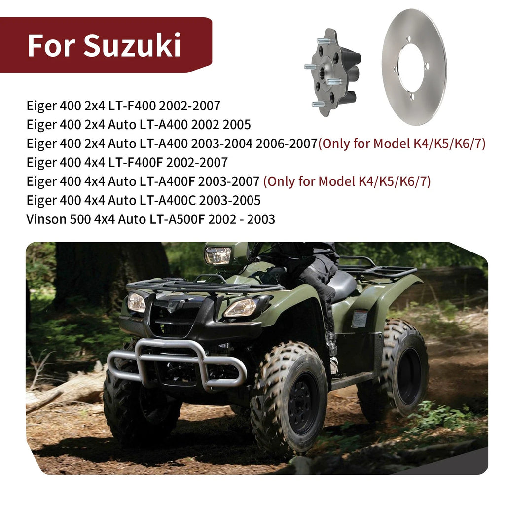 Front Wheel Hub Brake Disc Rotor for Suzuki (54110-38F20, 54110-38F00, 59211-38F20)