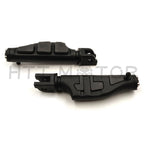 Black Flat Wing Footpegs Footrest for Harley Breakout FXBR FXBRS (2018–2019)