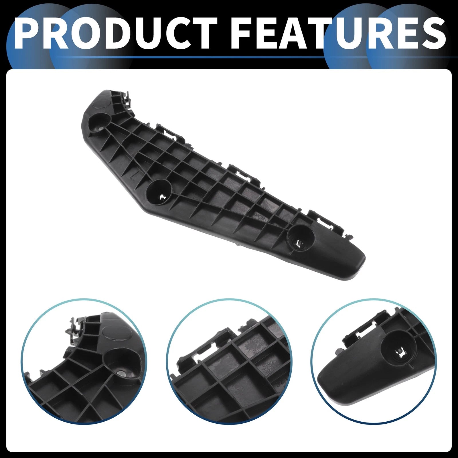 1pc Left Front Bumper Retainer Bracket No. 521460E050 for Toyota Highlander (2011–2013)