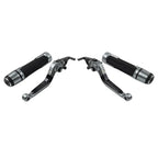 Folding Extendable Brake Clutch Levers & Handlebar Grips for Suzuki GSR750