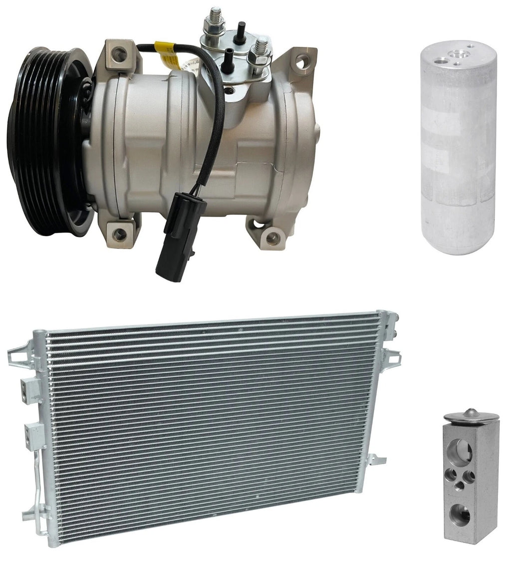 AC Compressor Kit With Condenser for Dodge Caravan 2.4L (2006–2006)
