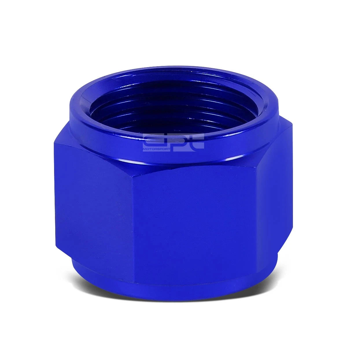 10AN Blue Aluminum/Steel Hard Line Tubing Sleeve Nut Flare Fitting