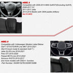 ABS/Aluminum Paddle Shifter Extension Cover for VW Golf MK6 (2009-2014)