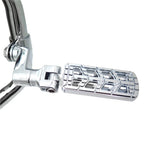 Chrome Dominator CNC FootPeg for Harley Softail (1.25" Clamp, 32mm)