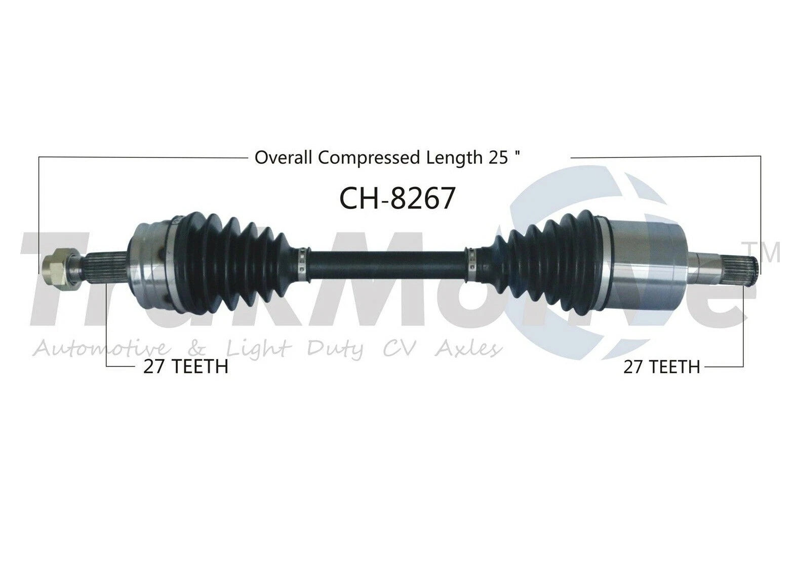 CV Axle Shaft for Dodge Dart L4 Autom Trans (2013–2016) CH-8267