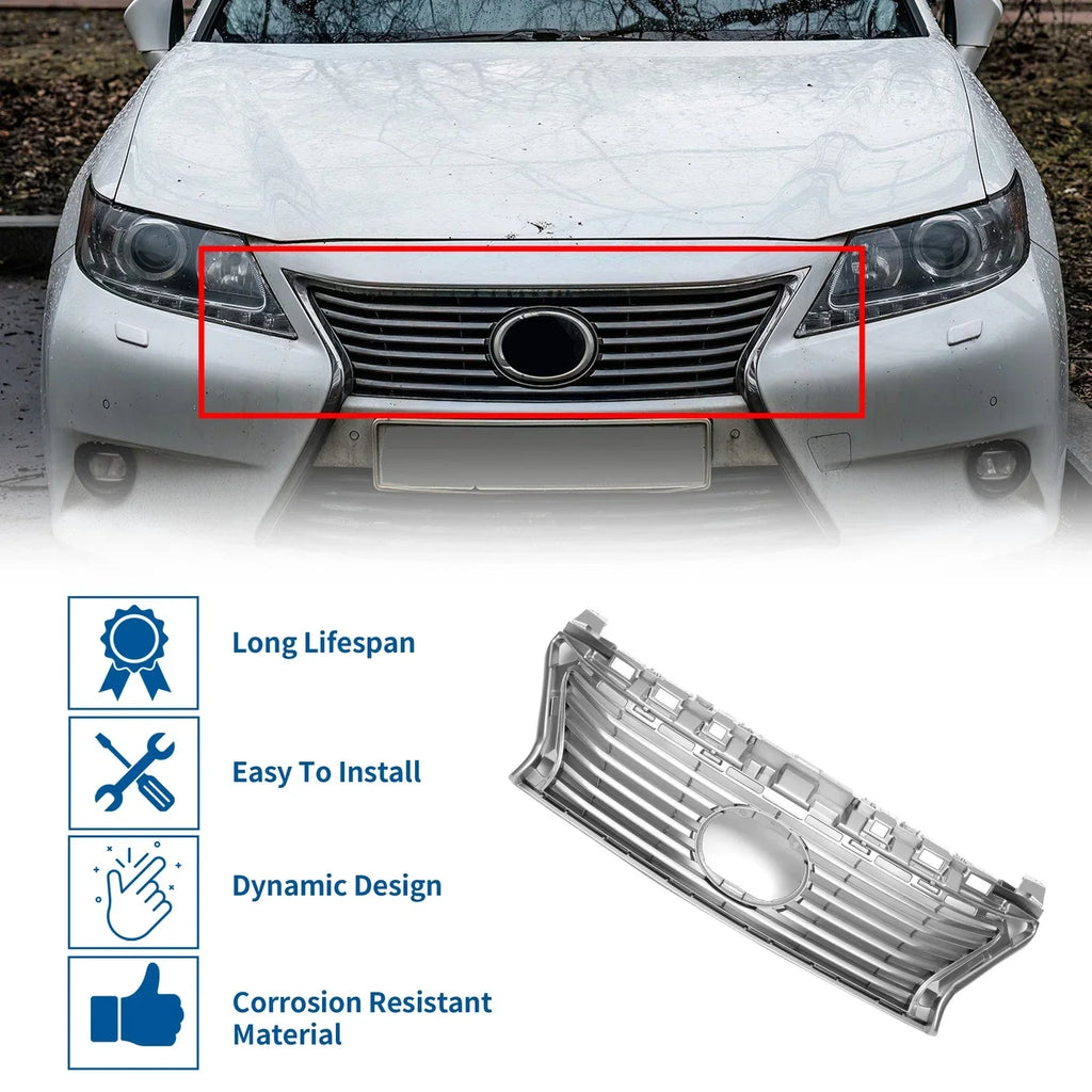 Front Upper Hood Bumper Grille for Lexus ES 350 (2013-2015)