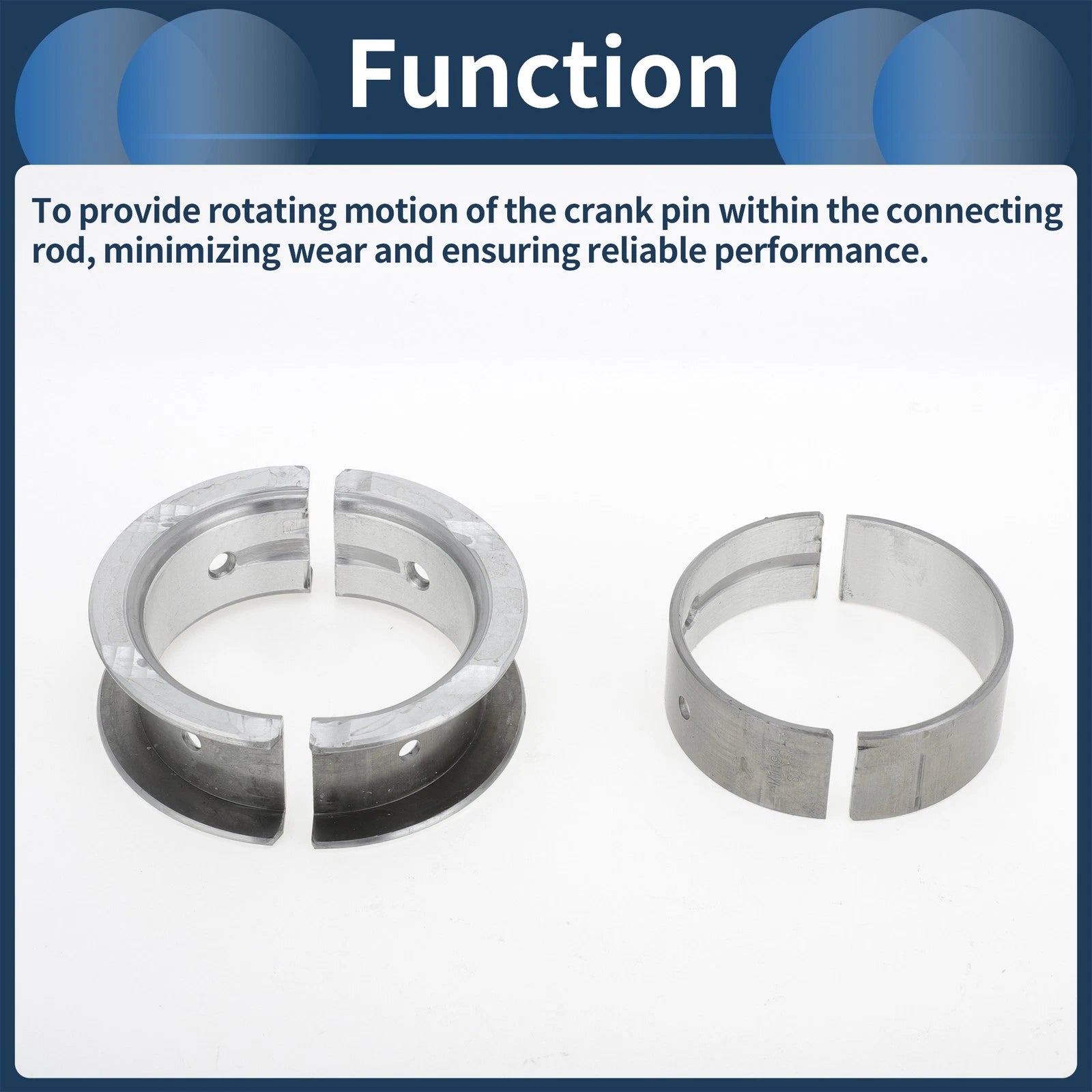 Main Bearing Set No.MD030126 for Mitsubishi Carisma (1985–1992)