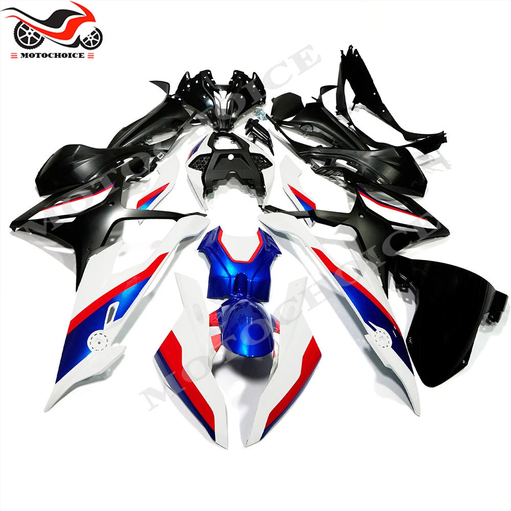 Fairing Kit for BMW S1000RR (2020–2022) - White, Blue, Red, ABS Bodywork