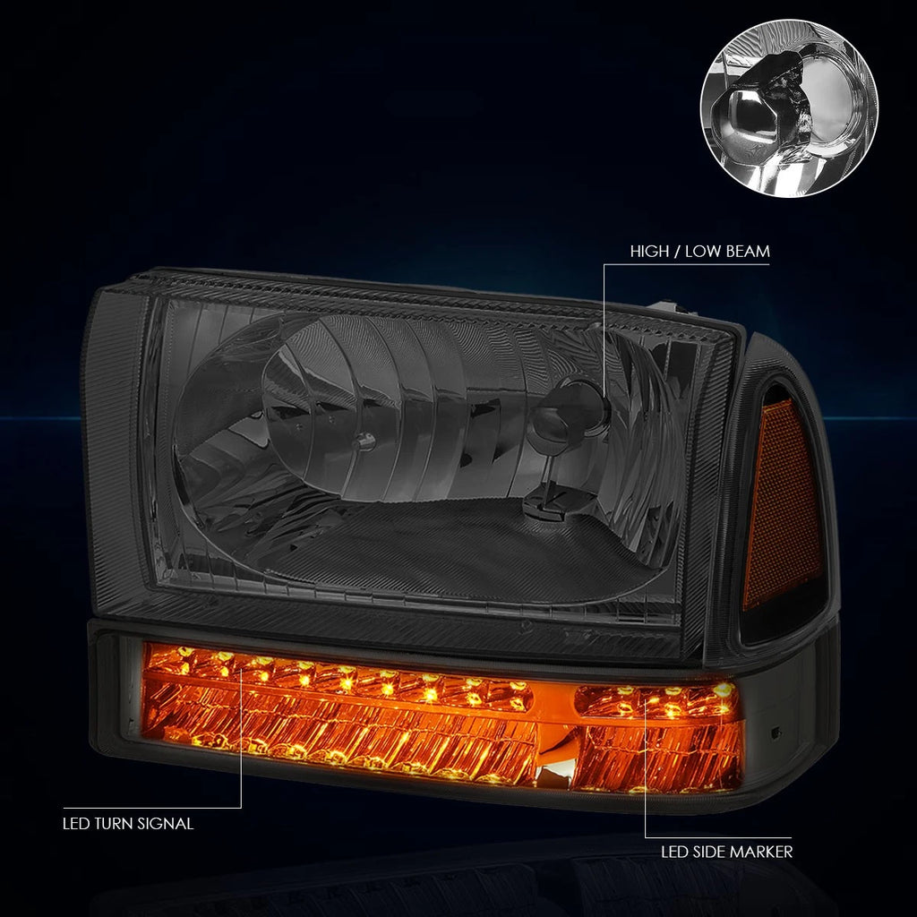 Projector Headlights for Mazda 3 4-Door (2004–2009) Black Housing