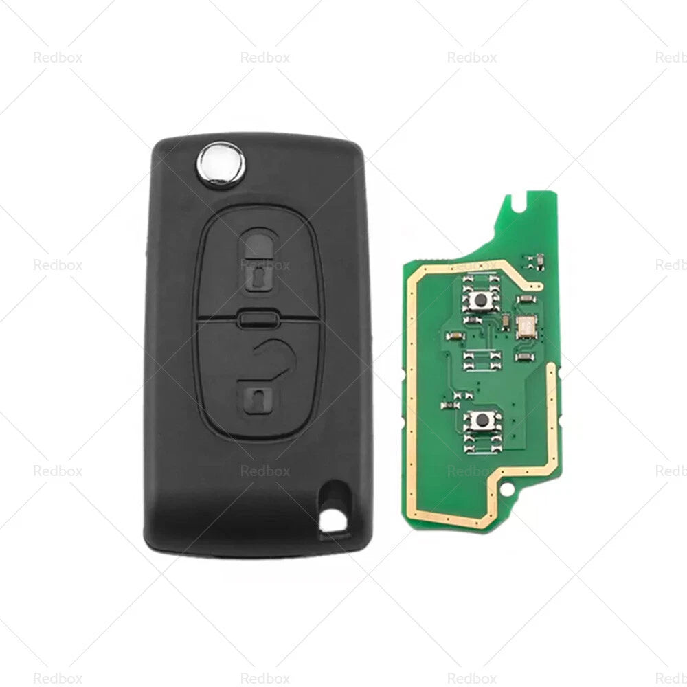 2X Remote Car Key Fob 433FSK for Peugeot 207 307 308 407 807 (2006–2016)