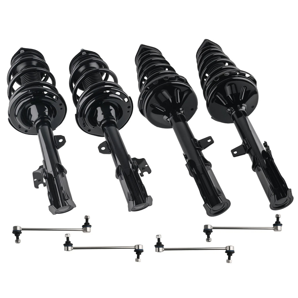 8x Struts Coil Springs Sway Bars for Toyota Highlander (2008–2011)