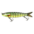 Multi-Section Artificial Lure for Freshwater and Saltwater Fishing