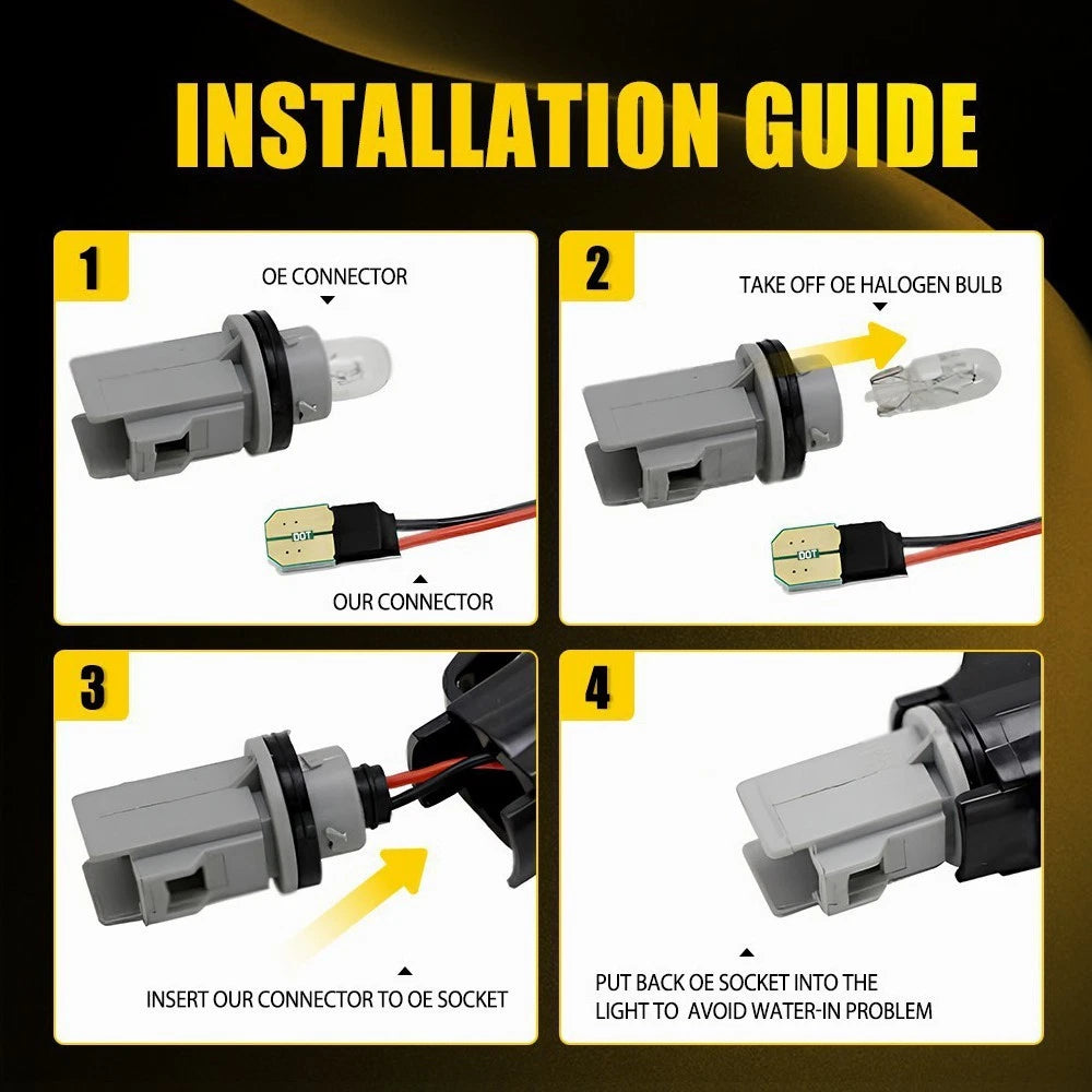 License Plate Light Socket Wire Harness for Chevy Silverado GMC Sierra