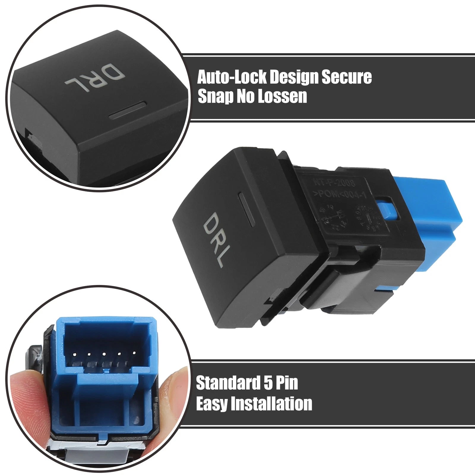 1 Pcs DRL Daytime Running Lights Switch for Toyota 