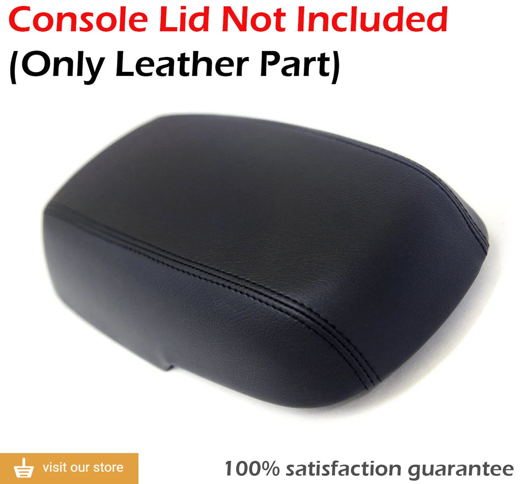 Center Console Armrest Cover for Hyundai Tucson (2010–2015) Black Leather