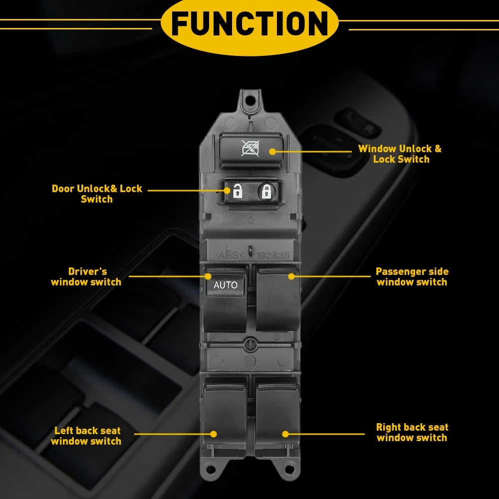 Power Master Window Switch for Toyota Avalon Corolla (1995-2005)