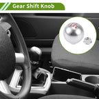 6 Speed Gear Shift Knob for Honda Accord (1990–1997) Aluminum Alloy Silver Tone