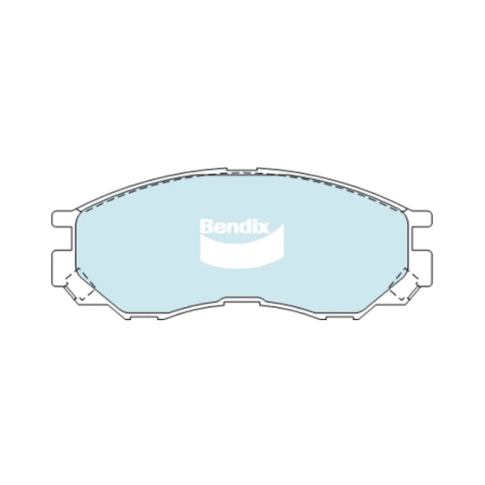 4WD Front Brake Pad Set for Mitsubishi L300 Starwagon (1994-2005)