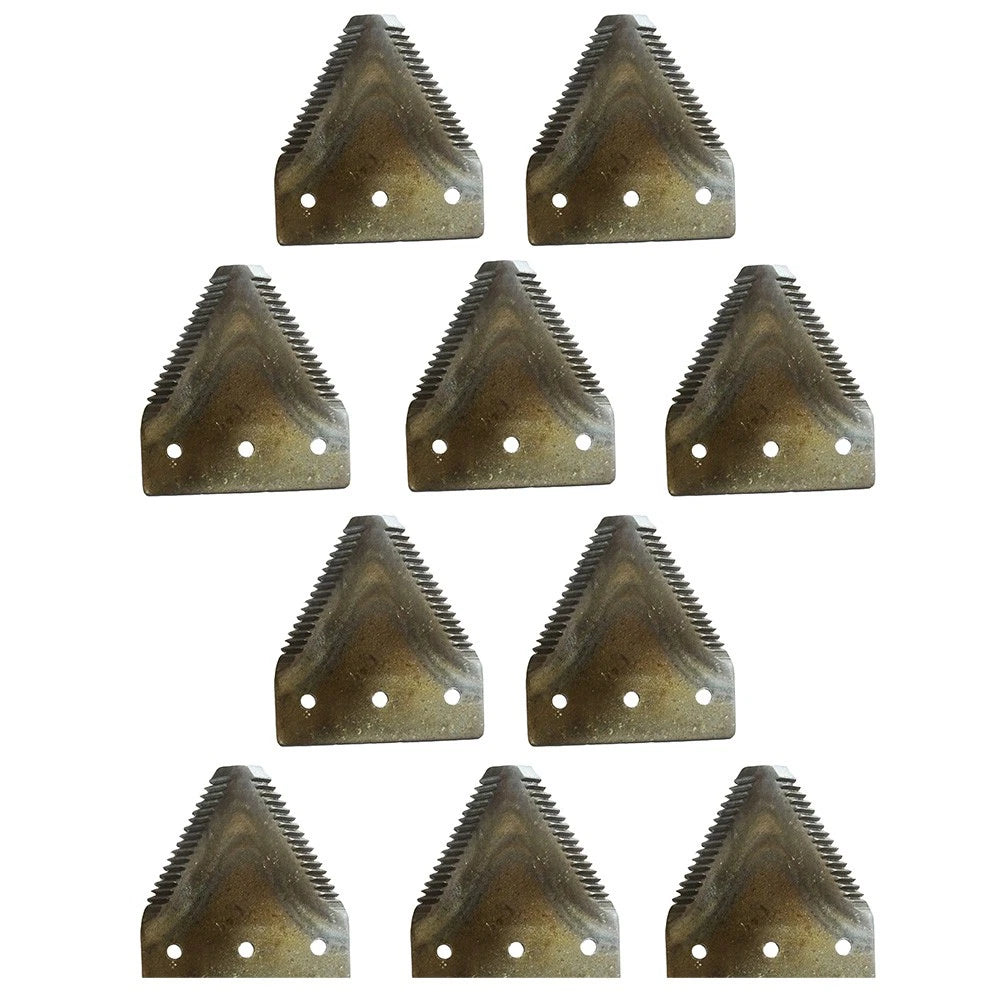 10 Grain Head Sickle Section Teeth for Case IH 1010 1020 1100 1200 1300