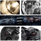 Clear Lens Front Bumper Fog Lights for Nissan Rogue (2014–2016)