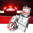 2X 3157 3156 T25 Canbus No Hyper Flash Red LED Brake Tail Light Bulb for
