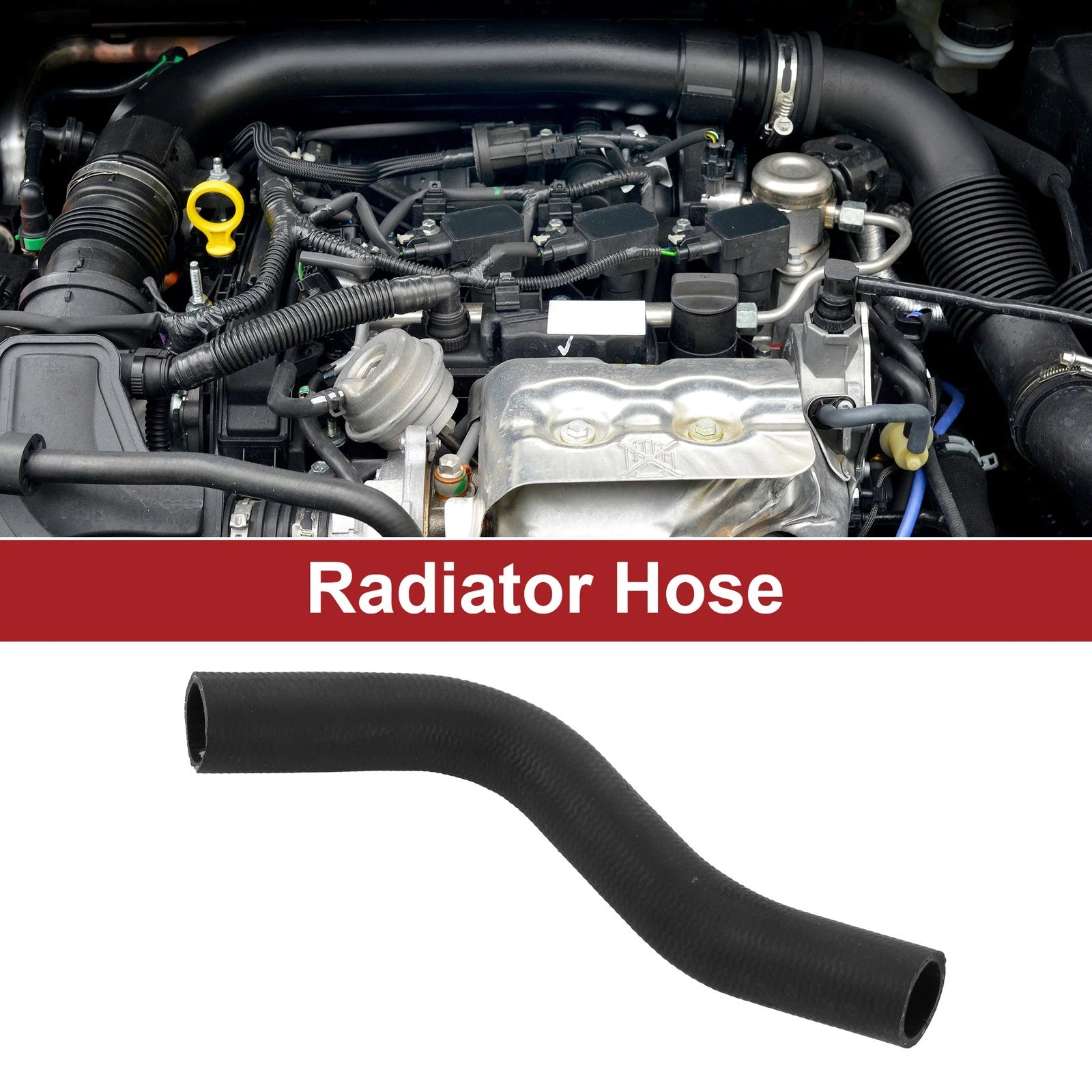 Radiator Hose for Honda CR-V 2.4L (2002–2004) No. 19502PNB000 Rubber Black