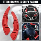 Red Steering Wheel Shift Paddle Shifter Cover for Honda Civic (2009–2011)